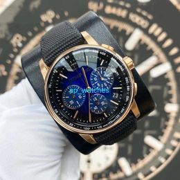 Luxus-Chronographenuhren Audemar Pigue Herren-Armbanduhr Code 11.59 Code Chronograph Rauchblaues Zifferblatt Roségold 26393OR.OO.A002KB.03 Mechanische Automatikuhr FUNZ