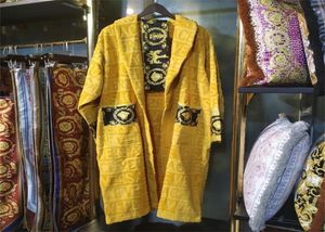 Peignoir en coton classique de luxe Men de la marque de somnifères kimono robe de bain chaud porte des peignoirs unisexes klw1739 3BB42842935