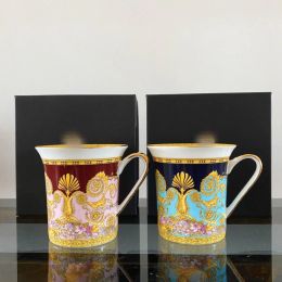 Classics classiques de signalisation peinte à la main tasses à café tasse à thé