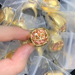 Luxury Classic Nail Ring Designer Ring Fashion Unisexe Cuff Ring Couple Brangle Gold Ring Jewelry pour la Saint-Valentin Cadeau de mariage Gift Wholesale
