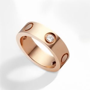 Bague classique de luxe pour femmes, bague de 4mm, 5mm, 6mm, plaquée or 18 carats, avec diamants, bijoux de créateur pour amoureux, bague de mariage, cadeau d'anniversaire avec boîte