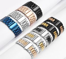Bande de métal en acier inoxydable classique de luxe avec adaptateur pour bracelet de verrouillage de montre
