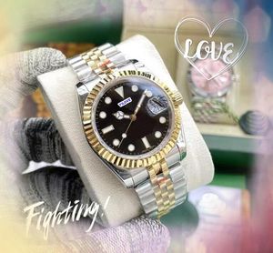 Montre classique de luxe pour femmes quartz date automatique horloge pour hommes entièrement en acier inoxydable étanche chaîne lumineuse bracelet montres Montre De Luxe cadeaux