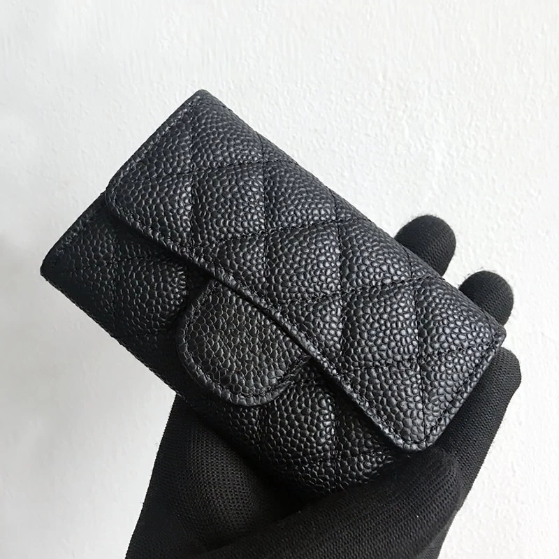حقيبة نسائية كلاسيكية فاخرة ماركة أزياء محفظة جلدية متعددة الوظائف حامل بطاقة ائتمان