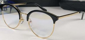Luxe-klassieke vrouwen eenvoudige stijl optische bril kat oog ontwerp frame transparante lens populaire mode clear eyewear 3387