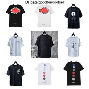 Classiques de luxe Hommes t-shirts Designers de mode Marque Col rond Manches courtes Tops T-shirts CH Hommes Femmes T-shirts Pull Casual Horseshoe LTXT