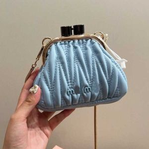 Luxe Clip Sac Miu Designer Sacs À Bandoulière Femmes Mode Chaîne Sac À Main Bandoulière 15cm Mini Dumpling Sac À Main Messenger En Gros La Mode Va Avec Tout