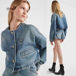 Luxe kleding korte jas dames designer kleding lente/zomer Jean jassen jas dames trainingspak jas