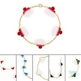 Bracelet trèfle de luxe, bijoux de créateur pour femmes, cleef love, bracelets porte-bonheur, cadeaux de noël, 2068