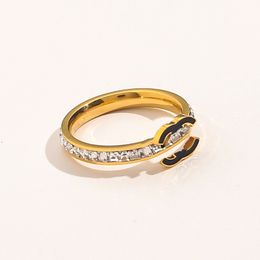 Luxe cluster ringen klassieke stijl charme kristallen ring 18k gouden vergulde sieradenbox verpakking Spring Romantische vrouwen houden van cadeaubring