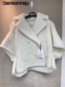 Manteau de luxe Maxmaras en laine d'alpaga, même matériau, Chunyuan ~ femmes MAX2023 automne/hiver, nouveau boutonnage CasualR43V