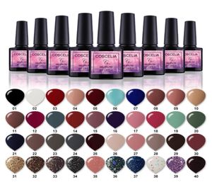 luxe COSCELIA 40 stuks set nagels gel nagellak gellak set voor manicure semi-permanente uv-lak hybride nail art off 2019 to7668042