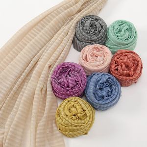 Luxe Coton Viscose Écharpe Strass Perles Châles et Wraps Echarpe Pashmina Bufandas Musulman Hijabs Sjaal 180*80 cm