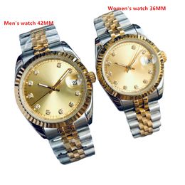Designer de couple de luxe montre des matches de haute qualité de 36 mm de maîtrise de montres de 36 mm.