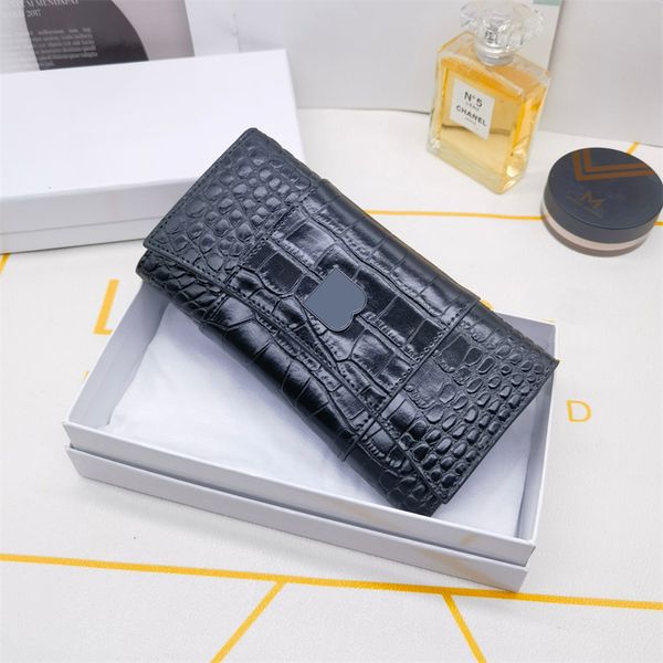 Couverture de luxe portefeuille femmes longue bourse Designer cuir Pu hommes pochettes mode porte-cartes 8271 Alligator classique maïs sacs à main