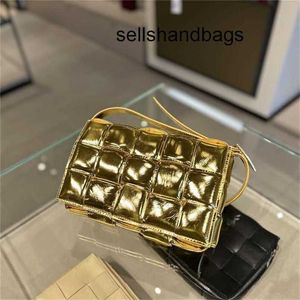 Sac à bandoulière de luxe 7a cassettes bottevenets tissés tissés Goldz7l0yzqy