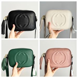 Luxe crossbody tas ontwerper vrouw handtas schoudertas echte lederen camera soHo disco snapshot franjes cross body klassieke modeontwerper telefoon