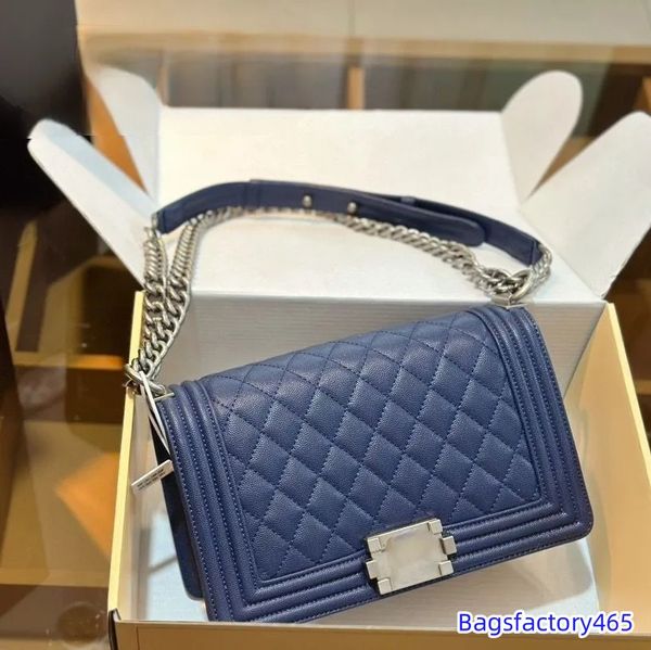 Bolsa de cuerpo cruzado de lujo Bolsas de la cadena de hombro Luxurys Luxury Mirror Mujeres Mujeres clásicas de cuero genuino bolso bolso bolso de colgilla pequeña bocadillo de axila