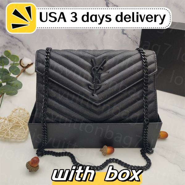 Cassandre Matelasse Bolsa de diseño de lujo Caviar Bolsas cruzadas de hombro Butos Diseñador Mujer Bolso Bolso Bolso Bolso Bolsos de Bolsas para Womens Dhgate Dhgate