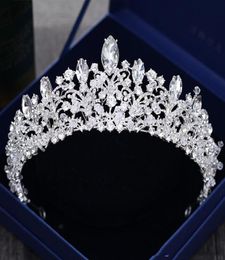 Coiffes de mariage en perles de cristal de luxe, accessoires de mariée, couronnes de diadèmes de mariée bon marché, vêtements de fête de mariage, casque 6726846