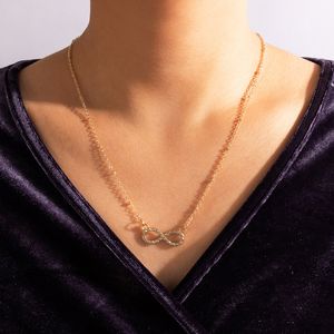 Collier pendentif en pierre de cristal de luxe pour femmes breloques nœud papillon alliage métal bijoux de mariage accessoires collier