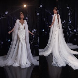 Robe de mariée de luxe en cristal, col en V perlé, dos nu, sans manches, sur mesure