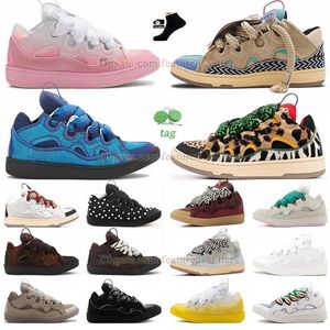 Luxury Curbs Designer Robes Chaussures Fashion Cuir Curb Sneakers Paies Locs Extraordinary Trainers Calfskin Rubber Nappa Classic Shoe Men Femmes des Chaussures