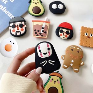 Luxe schattige cartoon mobiele telefoon socket ring telefoonhouder voor iPhone Mobilephone Accessories Stand Holder Car Mount