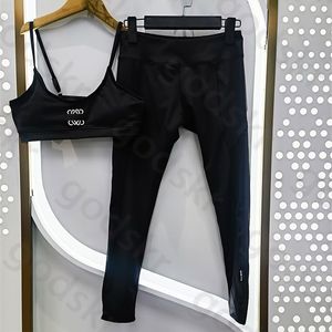 Survêtement de luxe pour femmes, ensemble de yoga, chemises d'entraînement, pantalons longs, soutien-gorge, costumes de gymnastique, leggings de fitness, haut court, taille haute, ensembles de sport de course