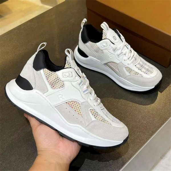 Diseño de lujo Zapatos de bolos 2023 qq Hombres y mujeres de moda Carta de lona de cuero Casual Deportes al aire libre Zapatos para correr 01-09