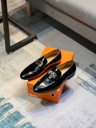 Beroemde merken herenschoenen Destin loafer kalfsleer platte schoenen zakelijke schoenen voor heren lage oxfords buiten wandelen doos en handtas