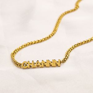 Luxe ontwerp ketting kristal 18k gouden vergulde kettingen brief hanger mode mode dames bruiloft sieraden accessoires geschenken