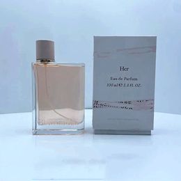 Diseño de lujo Perfume unisex sexy Perfume para mujer Her Eau de Parfum 100 ml 3.3 FL.OZ. Spray buen olor Duradero Aroma a flor de fruta