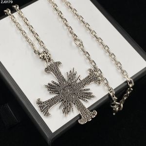 Luxe design zilveren ketting ketting retro paar kettingen ketting Seiko high-end sieradenaanbod