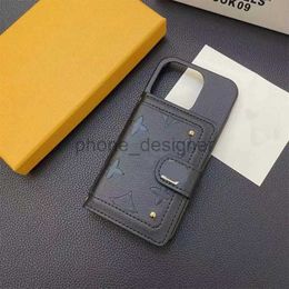 Étuis de téléphone de portefeuille de conception de luxe pour iPhone 15 14 14pro 13 13pro 12 11 Pro 12pro 11pro xr x xs max 8 7 plus couverture de sac à main en cuir PU GG6268G