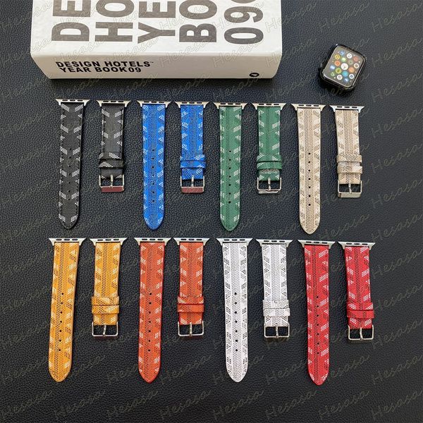 Diseño de lujo Y Smart Watch Straps para Apple iWatch 9 8 7 6 5 4 3 2 1 BANDA DE VISTA DE CINTO DE CORREO PREMIUM REEMPLACIÓN DE LA MARNERA DE LA PARTE DE LA BANDA