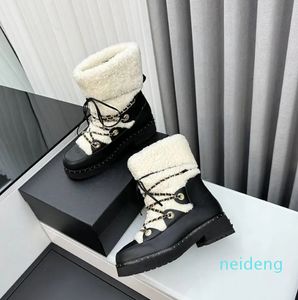 DesignChannel de luxe mode femmes décoration Vintage SnowKnight bottes Martin bottes chaussettes décontractées bottes