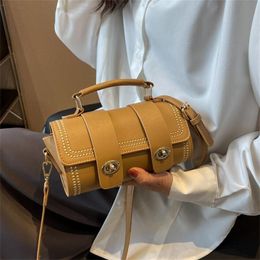 Luxe ontwerper 2023 Candy Color Mode Brand Women Bag Soft Pu Leather Messenger Bag Designer Chain Schouder Crossbody Body Handtas Bolso Mujer