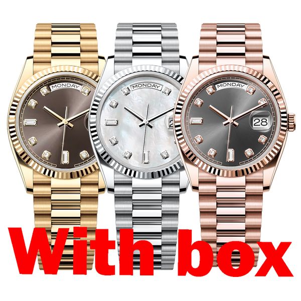 designer de luxe aaa qualité montres pour hommes montres pour femmes relojes 36mm mouvement automatique mode étanche Sapphire Design Montres Armbanduhr cadeaux Couples montres