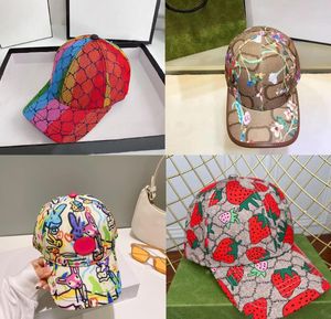 Designer de luxe Alphabet Casquette de Baseball Pêcheur Chapeau Fraise Femmes Hommes Cuir Broderie Parasol Mode Casual Chapeau Carré Brodé Crème Solaire 24Styles