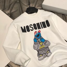 Diseñador de lujo Bebé Niñas Niños Sudaderas Moda para niños Sudaderas con capucha impresas Niños Sudadera informal Cuello redondo Otoño Invierno Ropa Jersey