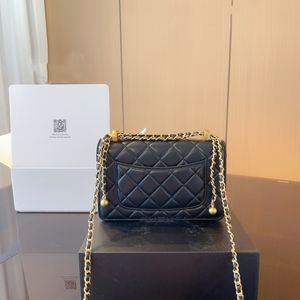 Luxe designertas 23ss Double Gold Ball Fortune Bag met Crossbody schoudertas Modeketentas met kaartsleuf voor wisselgeld