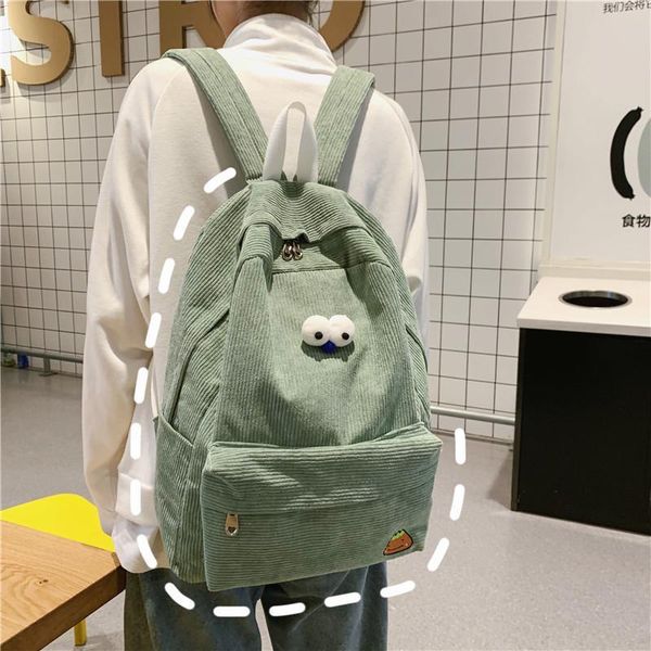 Bolso de diseñador de lujo Mochilas de dibujos animados de moda Mochila nueva coreana Mochila de gran capacidad Bolsos cuadrados femeninos Mochilas de felpa Carteras Bolsos