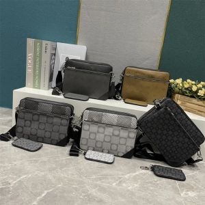 luxe Designer tas heren Trio Messenger bag hoge kwaliteit Crossbody tassen Dames voor klassieke tassen portemonnee reliëf Lederen rugzak portemonnee schoudertassen