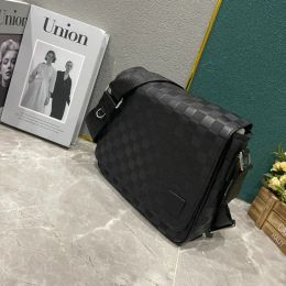 Bolso de diseñador de lujo Messenger Bolso de hombre Bolsos de totalizadores Bolso cruzado Bolso de mano Conjunto de lona inversa Bolso de hombre de cuero con monedero Cartera Bolsos de embrague Mochila Dunk 69443