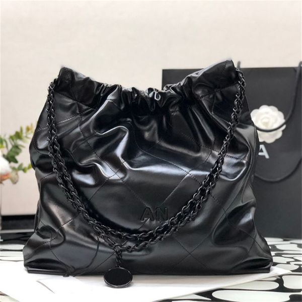 Sac de créateur de luxe Mini sacs seau sac à main grands sacs à ordures en cuir d'agneau camélia fourre-tout Hobo femmes épaule or argent chaîne sacs à main inclinés sac à main portefeuille