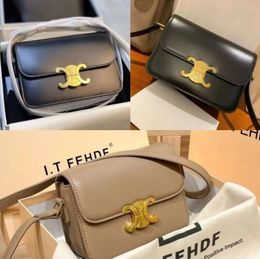 Luxe designer tas schoudertassen jeugd drie personen voorhuid lederen koehide tas crossbody tassen stof bedrukte zadelzak