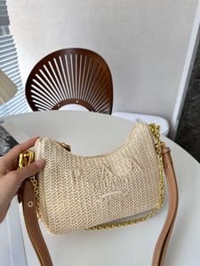 Luxe designertas Schoudertas Crossbody voor dames Mode Vrije tijd banket Geweven onderarm Mobiele telefoon en make-up Hot selling