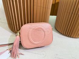 Luxe designer tas kwastje cameratas dames schoudertas crossbody tas lychee patroon kalfsleer eenvoudige tas met reliëf echt lederen kwastje kleine vierkante tas dames portemonnee