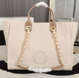 Sac de créateur de luxe sac à main pour femmes de haute qualité mode polyvalent perle incrustée Design été sac en toile 947